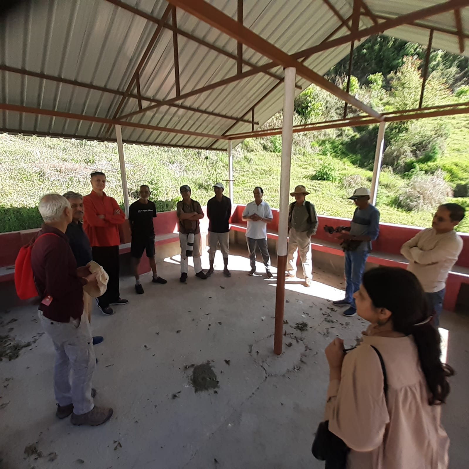 A Samvad working-group discussion, Palampur