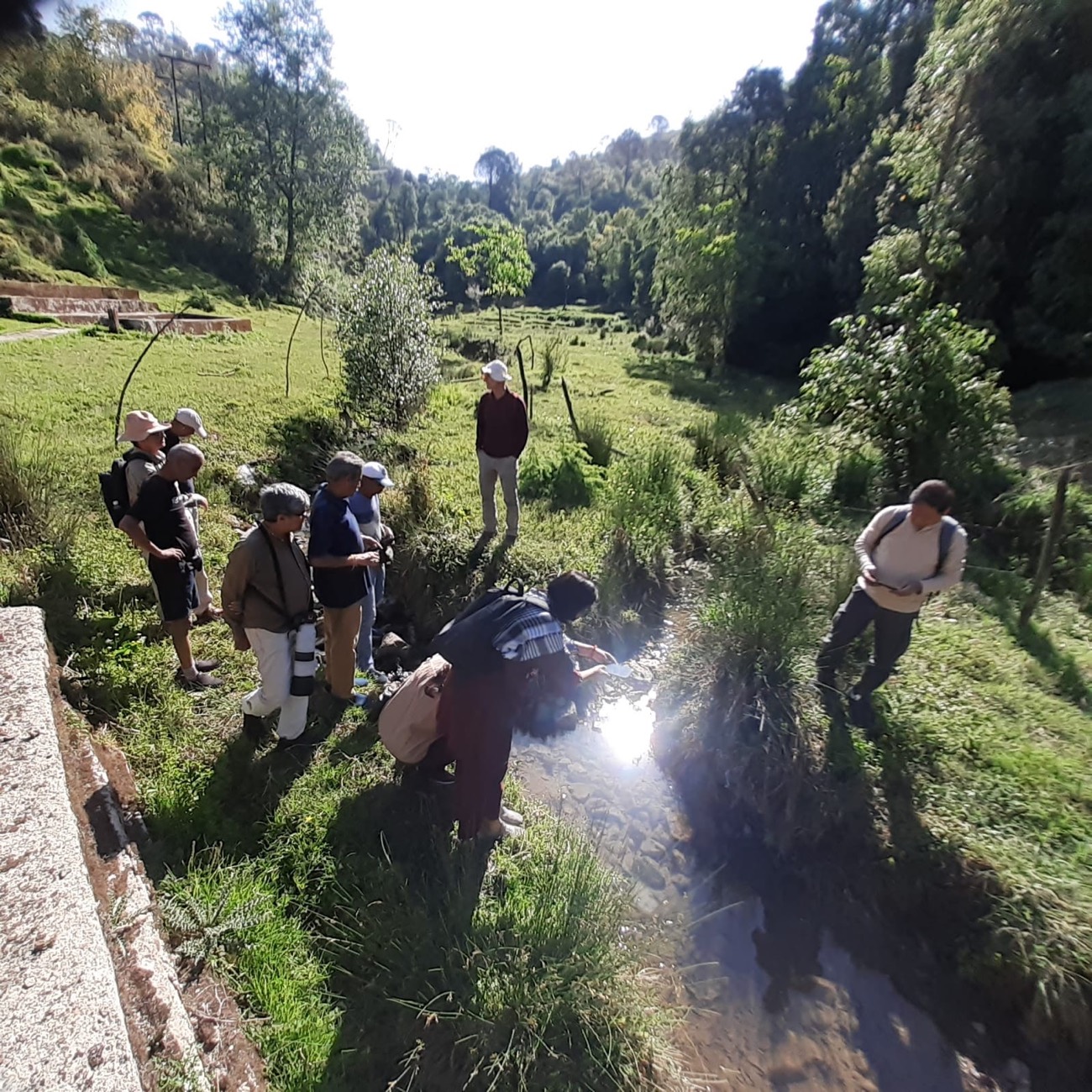 Springshed assessment walk, Kangra